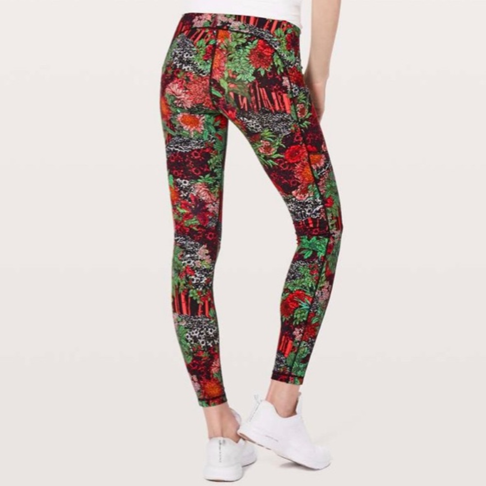 Lululemon Speed Up Tights Full-On Luxtreme Zen Garden Multi 4